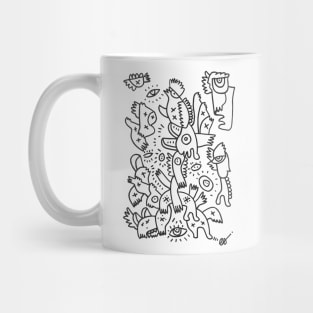 Graffiti on the phone with you my love Mug